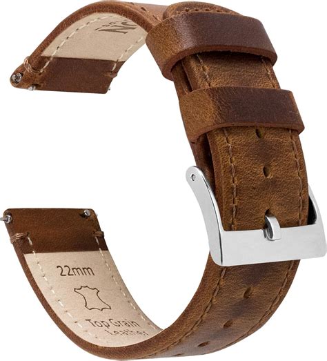 top grain leather watch strap